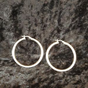 Sterling Silver 2” Hoops